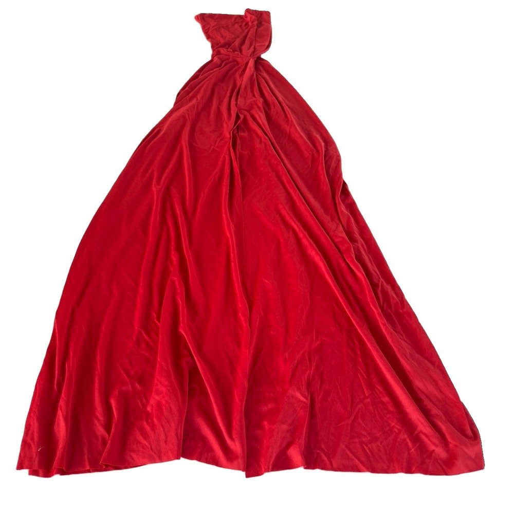 Fun World Red Hooded Robe Costume 4-14 Ritual Cult Masquerade Halloween
